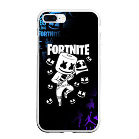 Чехол для iPhone 7Plus/8 Plus матовый с принтом FORTNITE MARSHMELLO в Санкт-Петербурге, Силикон | Область печати: задняя сторона чехла, без боковых панелей | fnchap2 | fortnite | fortnite 2 | fortnite x | marshmello | ninja | ninja hyper streamer | ninja streamer | streamer | tyler blevins | маршмелло | ниндзя | фортнайт | фортнайт 2 | фортнайт глава 2