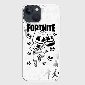 Чехол для iPhone 13 mini с принтом FORTNITE MARSHMELLO в Санкт-Петербурге,  |  | fnchap2 | fortnite | fortnite 2 | fortnite x | marshmello | ninja | ninja hyper streamer | ninja streamer | streamer | tyler blevins | маршмелло | ниндзя | фортнайт | фортнайт 2 | фортнайт глава 2