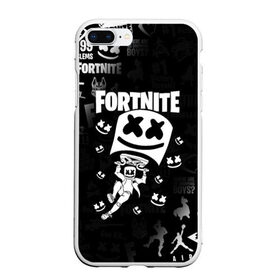 Чехол для iPhone 7Plus/8 Plus матовый с принтом FORTNITE MARSHMELLO в Санкт-Петербурге, Силикон | Область печати: задняя сторона чехла, без боковых панелей | fnchap2 | fortnite | fortnite 2 | fortnite x | marshmello | ninja | ninja hyper streamer | ninja streamer | streamer | tyler blevins | маршмелло | ниндзя | фортнайт | фортнайт 2 | фортнайт глава 2