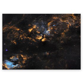 Поздравительная открытка с принтом Космическое небо в Санкт-Петербурге, 100% бумага | плотность бумаги 280 г/м2, матовая, на обратной стороне линовка и место для марки
 | galaxy | nebula | space | star | абстракция | вселенная | галактика | звезда | звезды | космический | планеты