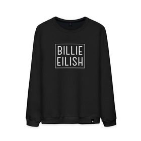 Мужской свитшот хлопок с принтом Billie Eilish в Санкт-Петербурге, 100% хлопок |  | billie | billie eilish | eilish | ocean eyes | айлиш | билли | билли айлиш