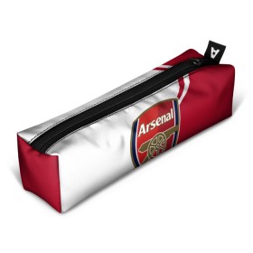 Пенал 3D с принтом Arsenal FC в Санкт-Петербурге, 100% полиэстер | плотная ткань, застежка на молнии | apl | arsenal | fc arsenal | football | англия | апл | арсенал | фк арсенал | футбол