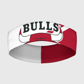 Повязка на голову 3D с принтом Chicago Bulls Red White в Санкт-Петербурге,  |  | Тематика изображения на принте: bulls | chicago | chicago bulls | nba | баскетбол | буллз | нба | чикаго | чикаго буллз