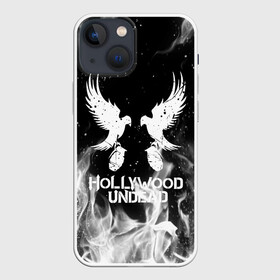 Чехол для iPhone 13 mini с принтом HOLLYWOOD UNDEAD в Санкт-Петербурге,  |  | deuce | hollywood undead | hu | j dog | shady jeff | голливуд | голливудская нежить | даниэль мурильо | джордан террелл | джордж артур рейган | дилан альварес | мэттью сент клер | нежить