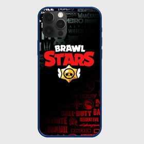 Чехол для iPhone 12 Pro с принтом BRAWL STARS в Санкт-Петербурге, силикон | область печати: задняя сторона чехла, без боковых панелей | brawl stars | bull | colt | crow | leon | stars | берли | бо | брок | ворон | джесси | динамайк | дэррил | кольт | леон | мортис | нита | пайпер | пенни | поко | пэм | рикошет | спайк | фрэнк | шелли | эль примо