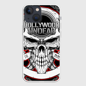 Чехол для iPhone 13 mini с принтом Hollywood Undead в Санкт-Петербурге,  |  | been | bloody nose | california | hell | lyrics | music | octone | official | psalms | records | rock | song | to | vevo | video | кранккор | метал | рэп рок | электроник