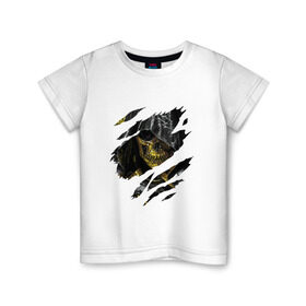 Детская футболка хлопок с принтом Higgs в Санкт-Петербурге, 100% хлопок | круглый вырез горловины, полуприлегающий силуэт, длина до линии бедер | death stranding | kojima | дез стрендинг | кодзима | хиггс | хигс