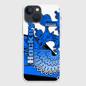 Чехол для iPhone 13 mini с принтом ХОККЕЙ | HOCKEY в Санкт-Петербурге,  |  | aesthetic | fashion | hero | hits | hockey | hybrid | ice | iihf worlds | khl | league | nhl | pro | review | russia | sports | top | бурэ | герб | кубок стэнли | кхл | овечкин | орнамент | россия | рф | спорт | униформа | форма | хоккей | шайба