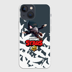 Чехол для iPhone 13 mini с принтом BRAWL STARS  CROW в Санкт-Петербурге,  |  | brawl stars | bull | colt | crow | leon | leon shark | shark | stars | акула | берли | ворон | динамайк | кольт | леон | леон акула | нита | спайк | шелли | эль примо