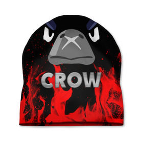 Шапка 3D с принтом Brawl Stars CROW в Санкт-Петербурге, 100% полиэстер | универсальный размер, печать по всей поверхности изделия | brawl | brawl stars | crow | leon | stars | бравл | бравл старс | браво старс | ворон | ворона | игра | компьютерная | кров | леон | онлайн | старс