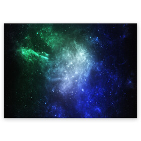 Поздравительная открытка с принтом ЗВЁЗДНОЕ НЕБО в Санкт-Петербурге, 100% бумага | плотность бумаги 280 г/м2, матовая, на обратной стороне линовка и место для марки
 | galaxy | nasa | nebula | space | star | абстракция | вселенная | галактика | звезда | звезды | космический | наса | огонь | планеты