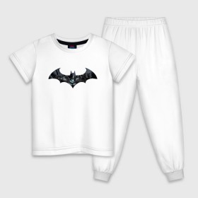 Детская пижама хлопок с принтом Batman в Санкт-Петербурге, 100% хлопок |  брюки и футболка прямого кроя, без карманов, на брюках мягкая резинка на поясе и по низу штанин
 | bat man | batman | batman comics | caped crusader | comics | dark knight | shtatjl | бетмен | брюс уэйн | бэт мен | бэтмен | тёмный рыцарь