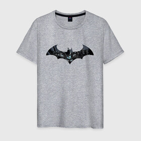 Мужская футболка хлопок с принтом Batman в Санкт-Петербурге, 100% хлопок | прямой крой, круглый вырез горловины, длина до линии бедер, слегка спущенное плечо. | bat man | batman | batman comics | caped crusader | comics | dark knight | shtatjl | бетмен | брюс уэйн | бэт мен | бэтмен | тёмный рыцарь