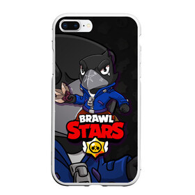 Чехол для iPhone 7Plus/8 Plus матовый с принтом BRAWL STARS CROW в Санкт-Петербурге, Силикон | Область печати: задняя сторона чехла, без боковых панелей | brawl stars | brawl stars crow | brawler | crow | бравл старз | бравлер | ворон