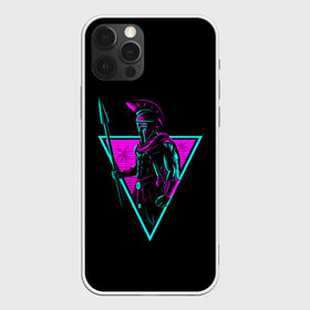 Чехол для iPhone 12 Pro Max с принтом Spartan Retro Neon в Санкт-Петербурге, Силикон |  | 300 | neon | retro | retrowave | sparta | spartan | warior | wave | воин | воины | войны | гладиатор | неон | ретро | ретровейв | рэтро | спарта | спартанец