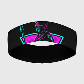 Повязка на голову 3D с принтом Spartan Retro Neon в Санкт-Петербурге,  |  | 300 | neon | retro | retrowave | sparta | spartan | warior | wave | воин | воины | войны | гладиатор | неон | ретро | ретровейв | рэтро | спарта | спартанец