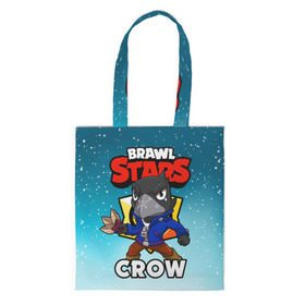 Сумка 3D повседневная с принтом BRAWL STARS CROW в Санкт-Петербурге, 100% полиэстер | Плотность: 200 г/м2; Размер: 34×35 см; Высота лямок: 30 см | brawl stars | brawl stars crow | brawler | crow | бравл старз | бравлер | ворон