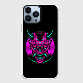 Чехол для iPhone 13 Pro Max с принтом Samurai Retro Neon в Санкт-Петербурге,  |  | Тематика изображения на принте: neon | retro | retrowave | samurai | warior | wave | воин | воины | войны | гладиатор | маска | неон | ретро | ретровейв | рэтро | самураи | самурай