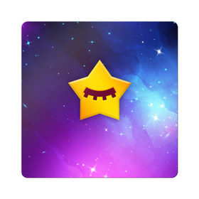 Магнит виниловый Квадрат с принтом SANDY SPACE - BRAWL STARS в Санкт-Петербурге, полимерный материал с магнитным слоем | размер 9*9 см, закругленные углы | brawl | bull | colt | crow | game | games | leon | online | penny | poco | sandy | shelly | spike | star | stars | wanted | брав | бравл | браво | звезда | звезды | игра | игры | лого | онлайн | сенди | старс | сэнди