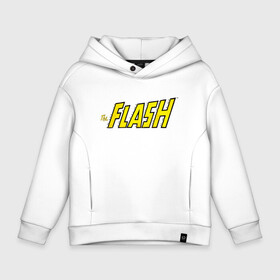 Детское худи Oversize хлопок с принтом The Flash в Санкт-Петербурге, френч-терри — 70% хлопок, 30% полиэстер. Мягкий теплый начес внутри —100% хлопок | боковые карманы, эластичные манжеты и нижняя кромка, капюшон на магнитной кнопке | barry allen | dc | dc comics | flash | shtatflash | барри аллен | флеш | флэш