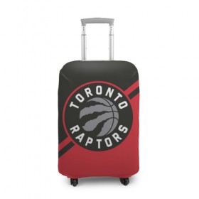 Чехол для чемодана 3D с принтом Toronto Raptors BR в Санкт-Петербурге, 86% полиэфир, 14% спандекс | двустороннее нанесение принта, прорези для ручек и колес | nba | raptors | toronto | toronto raptors | баскетбол | нба | рэпторс | торонто | торонто рэпторс