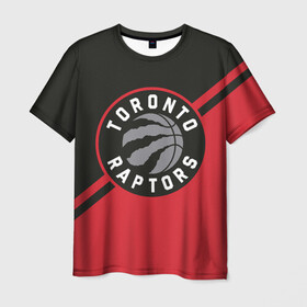 Мужская футболка 3D с принтом Toronto Raptors BR в Санкт-Петербурге, 100% полиэфир | прямой крой, круглый вырез горловины, длина до линии бедер | nba | raptors | toronto | toronto raptors | баскетбол | нба | рэпторс | торонто | торонто рэпторс
