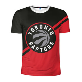 Мужская футболка 3D спортивная с принтом Toronto Raptors BR в Санкт-Петербурге, 100% полиэстер с улучшенными характеристиками | приталенный силуэт, круглая горловина, широкие плечи, сужается к линии бедра | nba | raptors | toronto | toronto raptors | баскетбол | нба | рэпторс | торонто | торонто рэпторс