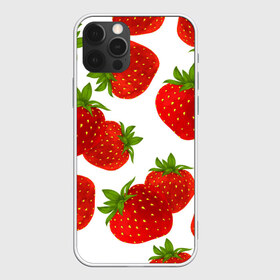 Чехол для iPhone 12 Pro Max с принтом Клубника в Санкт-Петербурге, Силикон |  | Тематика изображения на принте: белый | варение | весна | витамин | жара | клубника | клубничка | коктель | красная | лето | микс | польза | помидор | сок | фон | фрукты | ягоды