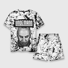 Мужской костюм с шортами 3D с принтом Lindemann в Санкт-Петербурге,  |  | lindemann | metall | till | линдеманн | металл | тиль | тиль линдеманн