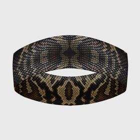 Повязка на голову 3D с принтом Snakeskin в Санкт-Петербурге,  |  | animals | cold blooded animal | snake | snakeskin | textures. | животное | животные | змеиная кожа | змея | текстуры | хладнокровное