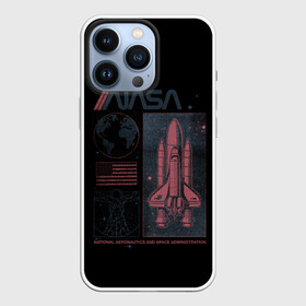 Чехол для iPhone 13 Pro с принтом Nasa в Санкт-Петербурге,  |  | mars | nasa | space | галактика | земля | илон | инопланетяне | инопланетянин | картинка | картинки | космонавт | космос | луна | марс | маск | мода | надпись | наса | планета | планеты | тренды