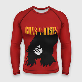 Мужской рашгард 3D с принтом Guns n roses в Санкт-Петербурге,  |  | axl rose | geffen records | gnr | guns | rock | roses | slash | гансы | пистолеты | розы | рок | слеш | эксл роуз