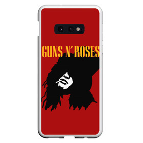 Чехол для Samsung S10E с принтом Guns n roses в Санкт-Петербурге, Силикон | Область печати: задняя сторона чехла, без боковых панелей | Тематика изображения на принте: axl rose | geffen records | gnr | guns | rock | roses | slash | гансы | пистолеты | розы | рок | слеш | эксл роуз