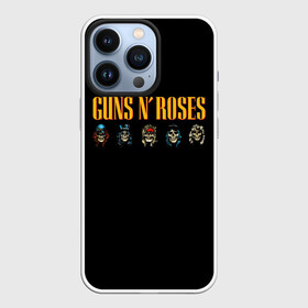 Чехол для iPhone 13 Pro с принтом Guns n roses в Санкт-Петербурге,  |  | axl rose | geffen records | gnr | guns | rock | roses | slash | гансы | пистолеты | розы | рок | слеш | эксл роуз