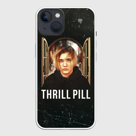 Чехол для iPhone 13 с принтом THRILL PILL   Грустная Песня в Санкт-Петербурге,  |  | fuelle | logo | music | noir | pil | pill | rap | raper | symbol | thril | thrill | tril | trill | дамб | лого | музыка | пил | пилл | рэп | рэппер | сам | символ | трил | трилл | тхрил | тхрилл | фотографии | щит