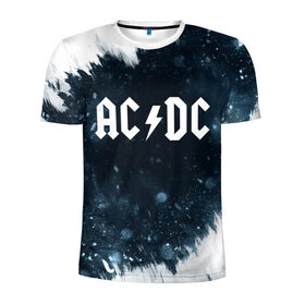 Мужская футболка 3D спортивная с принтом AC/DC в Санкт-Петербурге, 100% полиэстер с улучшенными характеристиками | приталенный силуэт, круглая горловина, широкие плечи, сужается к линии бедра | ac | ac dc | dc | music | rock | рок