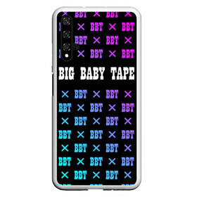 Чехол для Honor 20 с принтом BIG BABY TAPE в Санкт-Петербурге, Силикон | Область печати: задняя сторона чехла, без боковых панелей | baby | bbt | big | dragonborn | dragons | gimme | logo | lost | luv | rap | raper | symbol | tape | the | trap | взял | дракон | драконы | лого | русский | рэп | рэппер | символ | твою