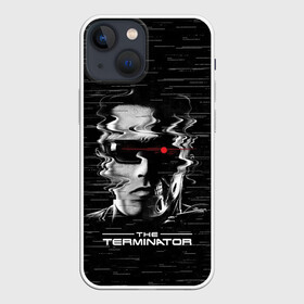 Чехол для iPhone 13 mini с принтом The Terminator в Санкт-Петербурге,  |  | Тематика изображения на принте: arnold | connor | john | robot | schwarzenegger | skynet | t 800 | terminator | арнольд | джон | коннор | ликвидатор | небесная | робот | сеть | скайнет | терминатор | шварценеггер