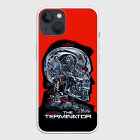 Чехол для iPhone 13 с принтом The Terminator в Санкт-Петербурге,  |  | arnold | connor | john | robot | schwarzenegger | skynet | t 800 | terminator | арнольд | джон | коннор | ликвидатор | небесная | робот | сеть | скайнет | терминатор | шварценеггер