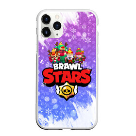 Чехол для iPhone 11 Pro Max матовый с принтом Новогодний Brawl Stars №5 в Санкт-Петербурге, Силикон |  | 2020 | brawl | brawl stars | christmas | leon | new year | stars | бравл старс | брол старс | леон | новогодний | новый год | рождество