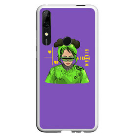 Чехол для Honor P Smart Z с принтом Billie Eilish Purple в Санкт-Петербурге, Силикон | Область печати: задняя сторона чехла, без боковых панелей | bad | bad guy | billi | billie | billie eilish | eilish | good girl | music | swag | айлиш | беляш | били | били айлиш | билли | билли айлиш | билли эйлиш | биляш | музка | певица | эйлиш