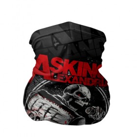 Бандана-труба 3D с принтом Asking Alexandria в Санкт-Петербурге, 100% полиэстер, ткань с особыми свойствами — Activecool | плотность 150‒180 г/м2; хорошо тянется, но сохраняет форму | asking alexandria | аскинг александриа | группы | метал | музыка | рок | хэви метал | электроникор