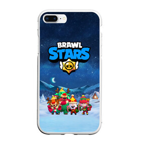 Чехол для iPhone 7Plus/8 Plus матовый с принтом Новогодний Brawl Stars в Санкт-Петербурге, Силикон | Область печати: задняя сторона чехла, без боковых панелей | brawl stars | brawl stars 8 bit | brawl stars crow | brawl stars crow phoenix | brawl stars l | brawl stars leon | brawl stars leon shark | brawl stars nita | brawl stars robot spike | brawl stars spike | бравл старс | бравла старс | браво с