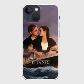 Чехол для iPhone 13 mini с принтом Titanic в Санкт-Петербурге,  |  | cameron | dawson | dicaprio | jack | james | kate | leonardo | liner | ocean | rose | titanic | джеймс | джек | дикаприо | доусон | кейт | кэмерон | лайнер | леонардо | океан | роза | титаник | уинслет