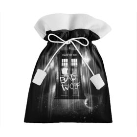 Подарочный 3D мешок с принтом Doctor Who в Санкт-Петербурге, 100% полиэстер | Размер: 29*39 см | bbc | dimension | dr who | jenna coleman | jodie whittaker | matt smith | relative | resolution | space | tardis | the doctor | time | галлифрей | джоди уиттакер | доктор кто | тардис