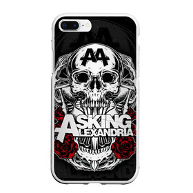 Чехол для iPhone 7Plus/8 Plus матовый с принтом Asking Alexandria в Санкт-Петербурге, Силикон | Область печати: задняя сторона чехла, без боковых панелей | asking alexandria | аскинг александриа | группы | метал | музыка | рок | хэви метал | электроникор