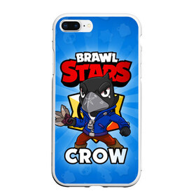 Чехол для iPhone 7Plus/8 Plus матовый с принтом BRAWL STARS CROW в Санкт-Петербурге, Силикон | Область печати: задняя сторона чехла, без боковых панелей | brawl stars | brawl stars crow | brawler | crow | бравл старз | бравлер | ворон