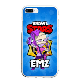 Чехол для iPhone 7Plus/8 Plus матовый с принтом BRAWL STARS EMZ в Санкт-Петербурге, Силикон | Область печати: задняя сторона чехла, без боковых панелей | brawl stars | brawl stars emz | brawler | emz | бравл старз | бравлер | эмз