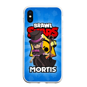 Чехол для iPhone XS Max матовый с принтом BRAWL STARS MORTIS в Санкт-Петербурге, Силикон | Область печати: задняя сторона чехла, без боковых панелей | brawl stars | brawl stars mortis | brawler | mortis | бравл старз | бравлер | мортис