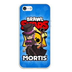 Чехол для iPhone 5/5S матовый с принтом BRAWL STARS MORTIS в Санкт-Петербурге, Силикон | Область печати: задняя сторона чехла, без боковых панелей | brawl stars | brawl stars mortis | brawler | mortis | бравл старз | бравлер | мортис